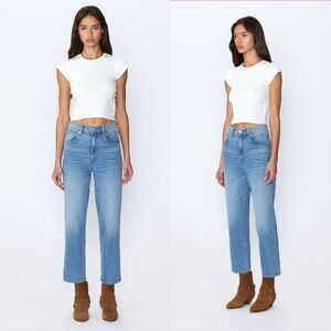 NWT SLVRLAKE LONDON CROP Jeans in LOVE MATTERS